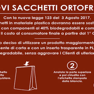 Da Mercatò i sacchetti dell’ortofrutta sono gratis