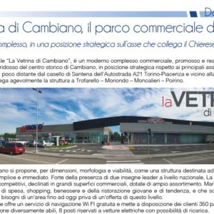 Il parco commerciale “in vetrina” su “Il Chierese”